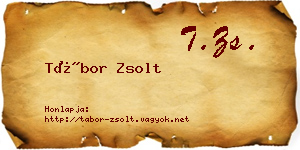 Tábor Zsolt névjegykártya